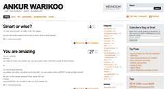 Desktop Screenshot of ankurwarikoo.com